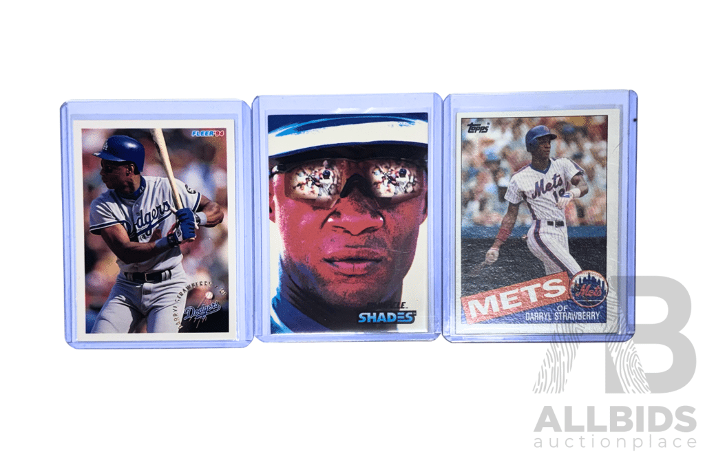 Darryl Strawberry Triple Card Collection