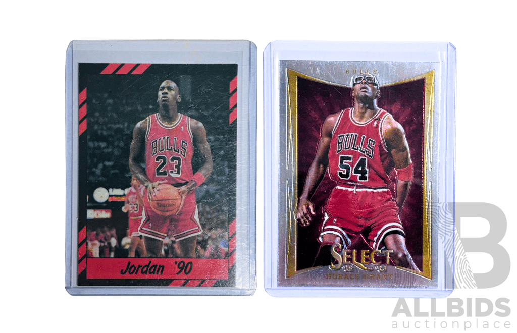 Michael Jordan & Horace Grant Bulls Card Pair