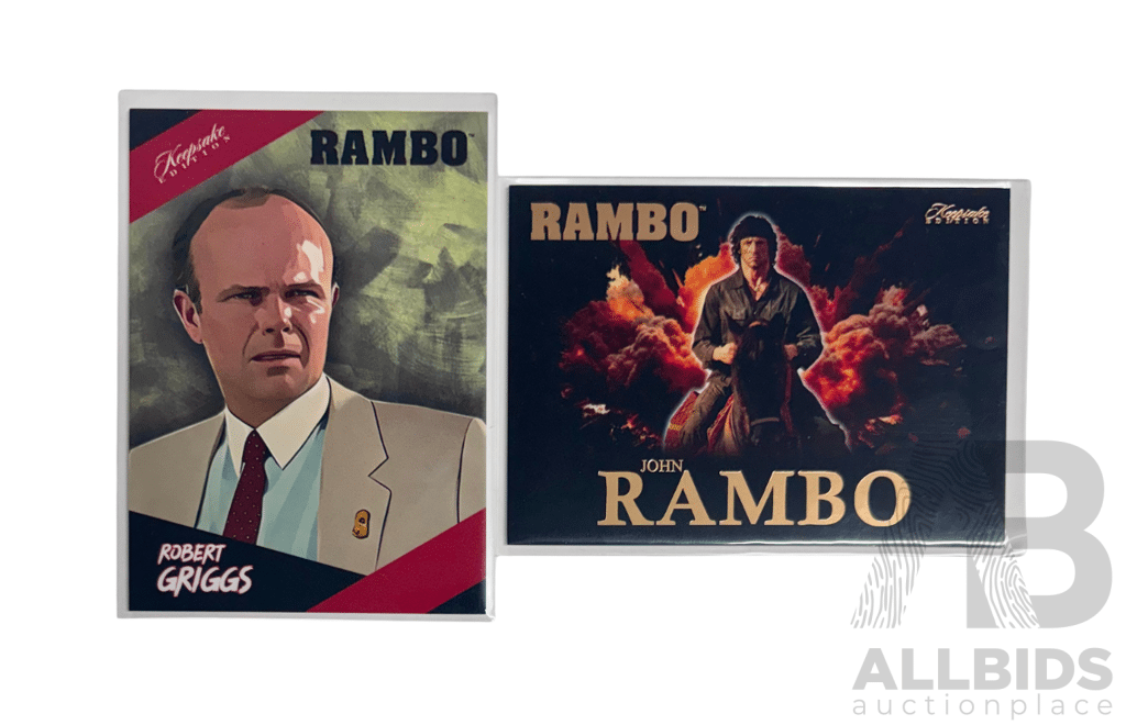 Rambo Character Card Pair – Robert Griggs & John Rambo