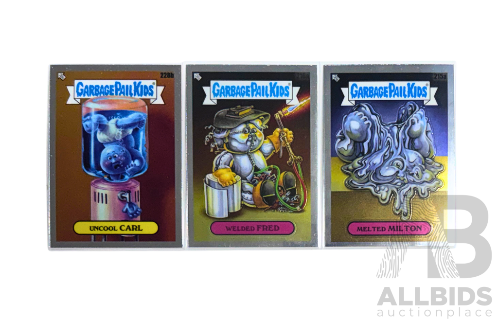 Garbage Pail Kids Character Trio with Foil Finish
