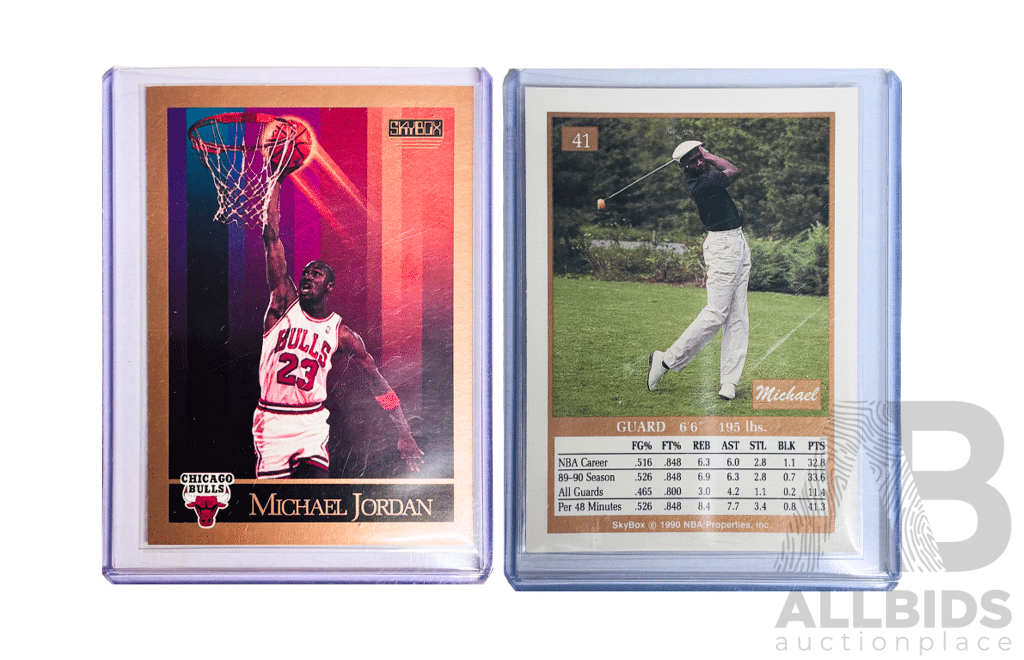 Michael Jordan 1990 SkyBox Chicago Bulls Trading Card
