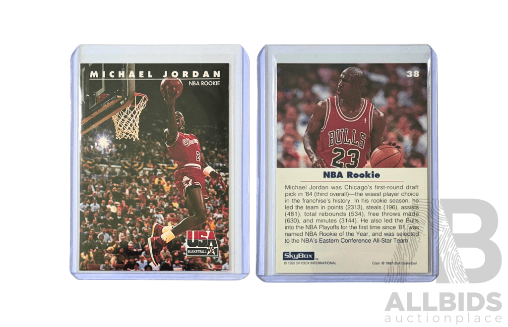 1992 SkyBox Michael Jordan NBA Rookie Commemorative Card