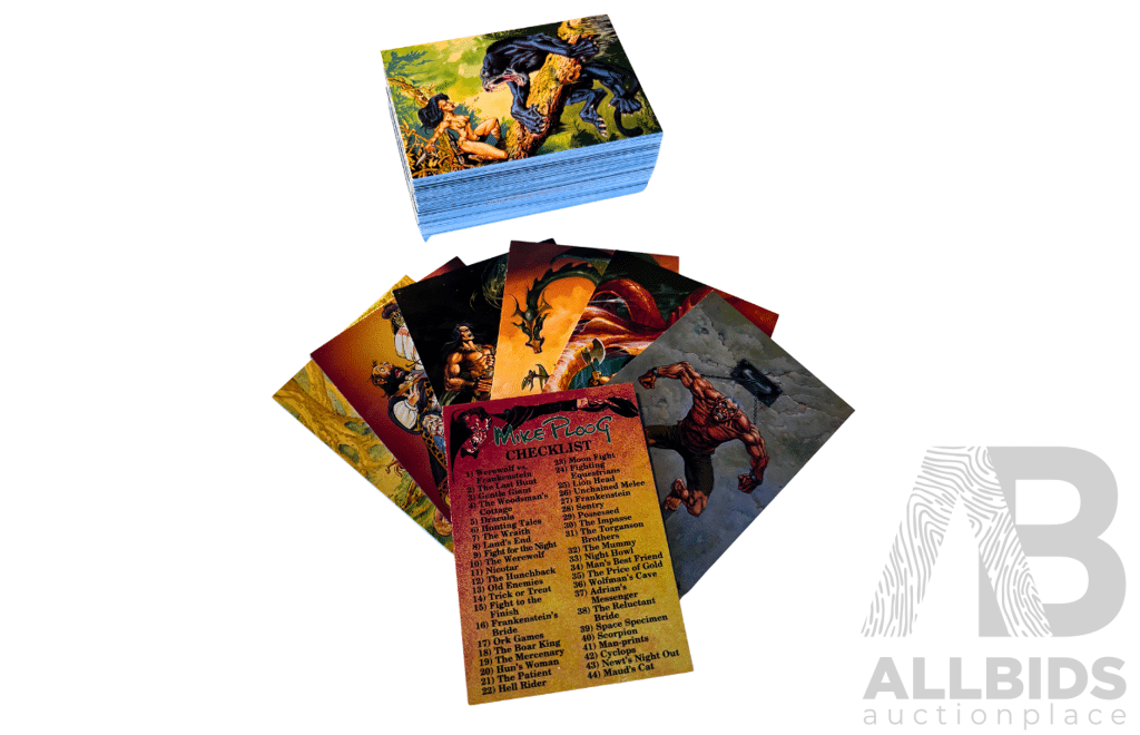 Mike Ploog Illustrated Fantasy and Horror Trading Card Collection