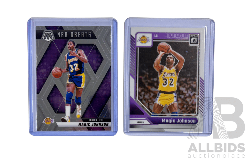 Magic Johnson Lakers NBA Great Pair
