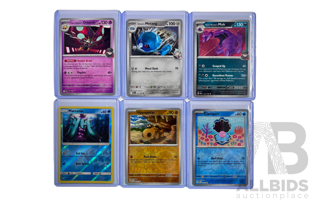 Pokémon Mixed Team Rocket & Reverse Holo 6 Card Lot