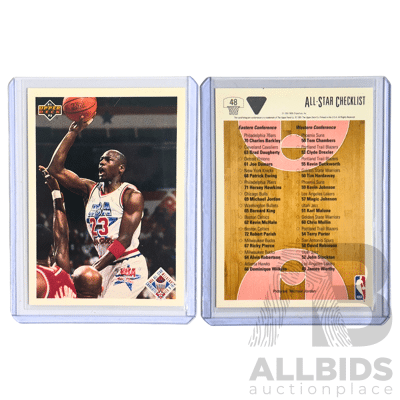 Michael Jordan 1992 All Star Trading Card