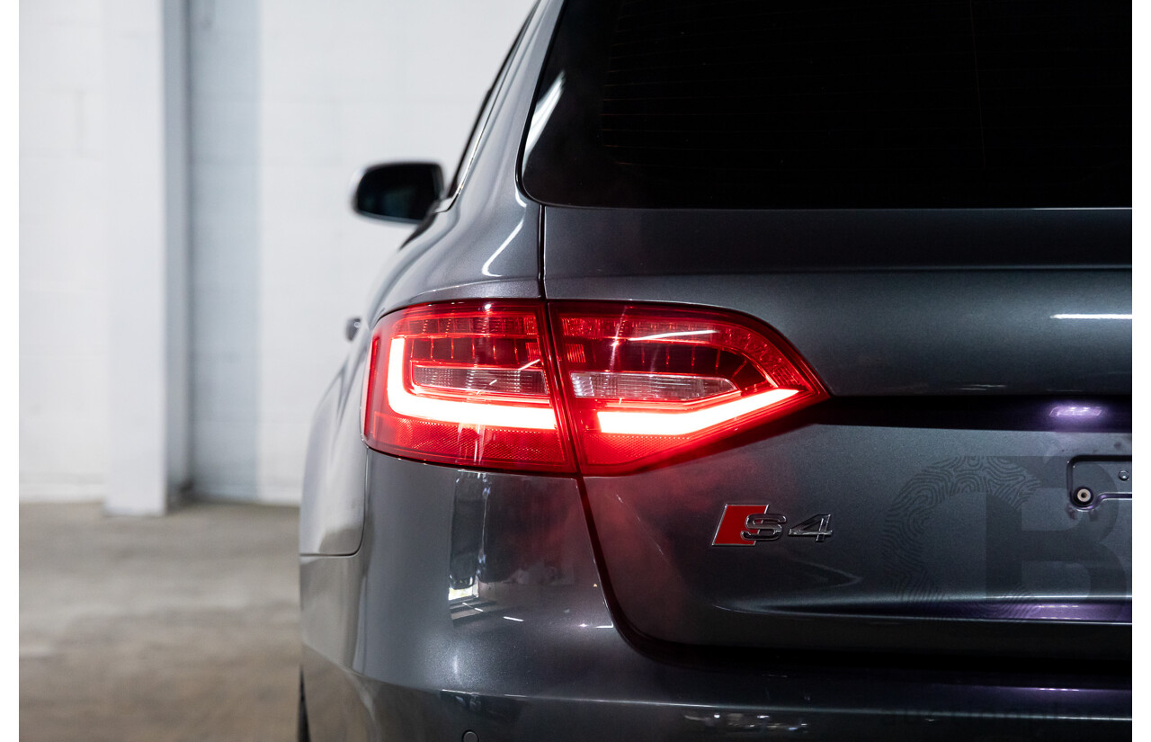 02/2016 Audi S4 3.0 TFSI Quattro Avant (AWD) B8 (8K) MY16 4D Wagon Daytona Grey Pearl Supercharged V6 3.0L