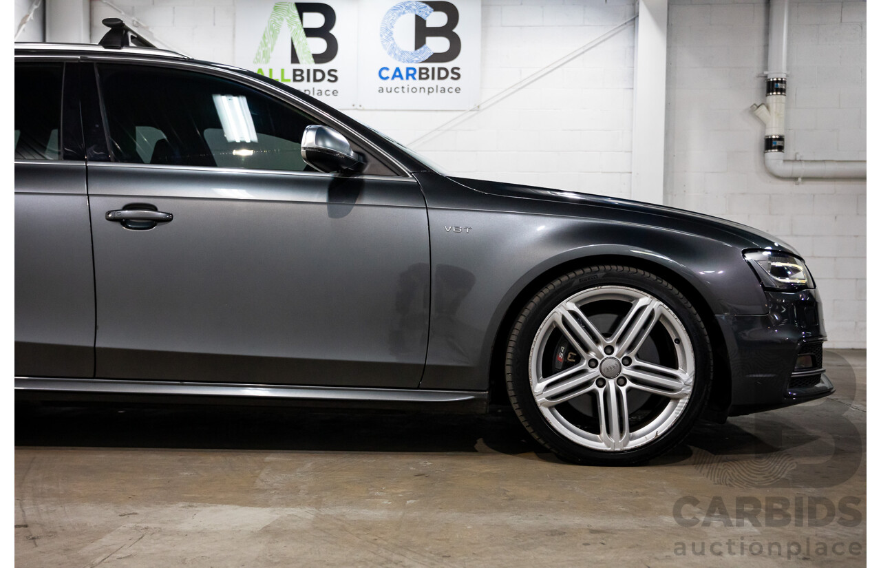 02/2016 Audi S4 3.0 TFSI Quattro Avant (AWD) B8 (8K) MY16 4D Wagon Daytona Grey Pearl Supercharged V6 3.0L