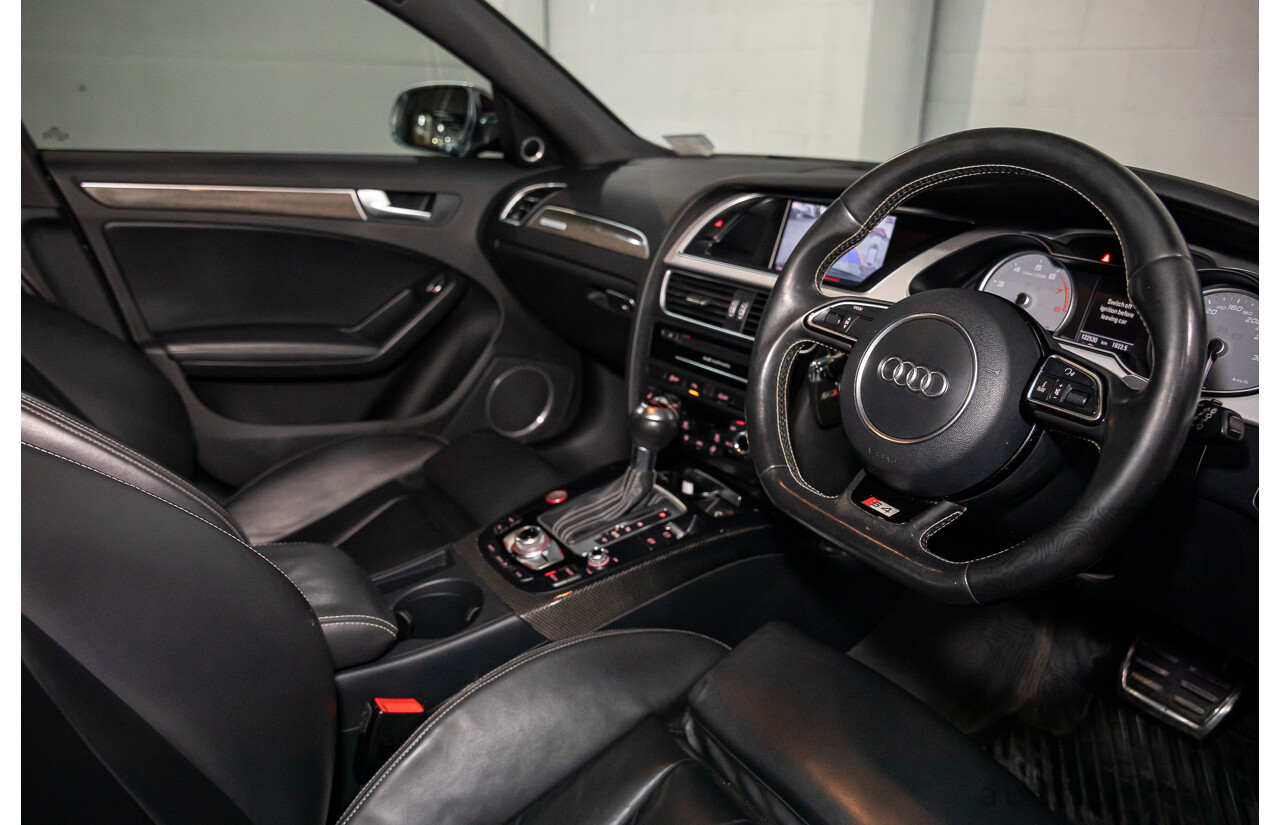 02/2016 Audi S4 3.0 TFSI Quattro Avant (AWD) B8 (8K) MY16 4D Wagon Daytona Grey Pearl Supercharged V6 3.0L