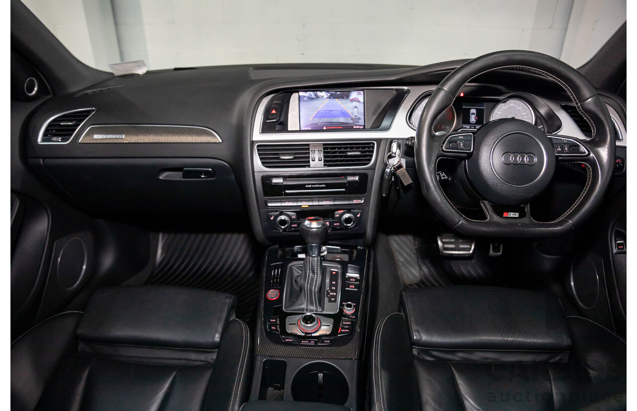 02/2016 Audi S4 3.0 TFSI Quattro Avant (AWD) B8 (8K) MY16 4D Wagon Daytona Grey Pearl Supercharged V6 3.0L