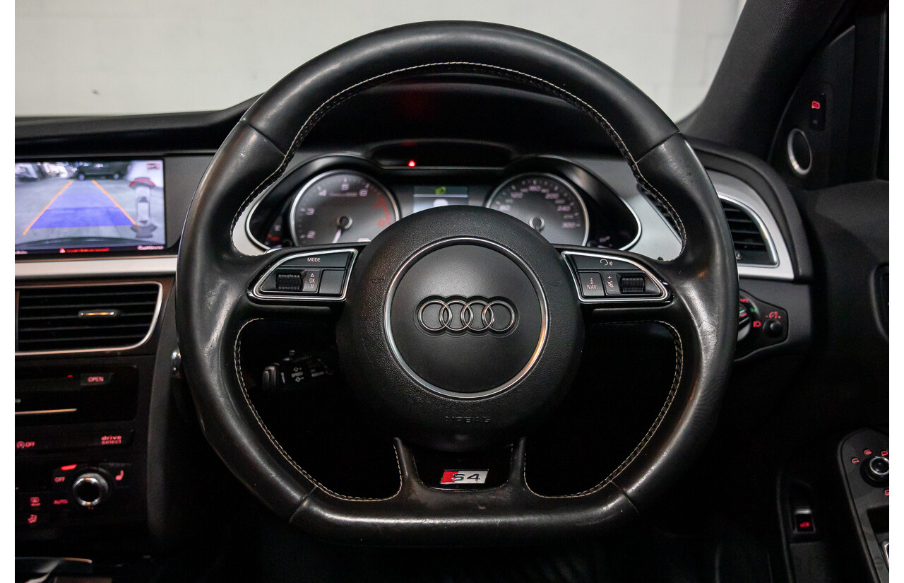 02/2016 Audi S4 3.0 TFSI Quattro Avant (AWD) B8 (8K) MY16 4D Wagon Daytona Grey Pearl Supercharged V6 3.0L