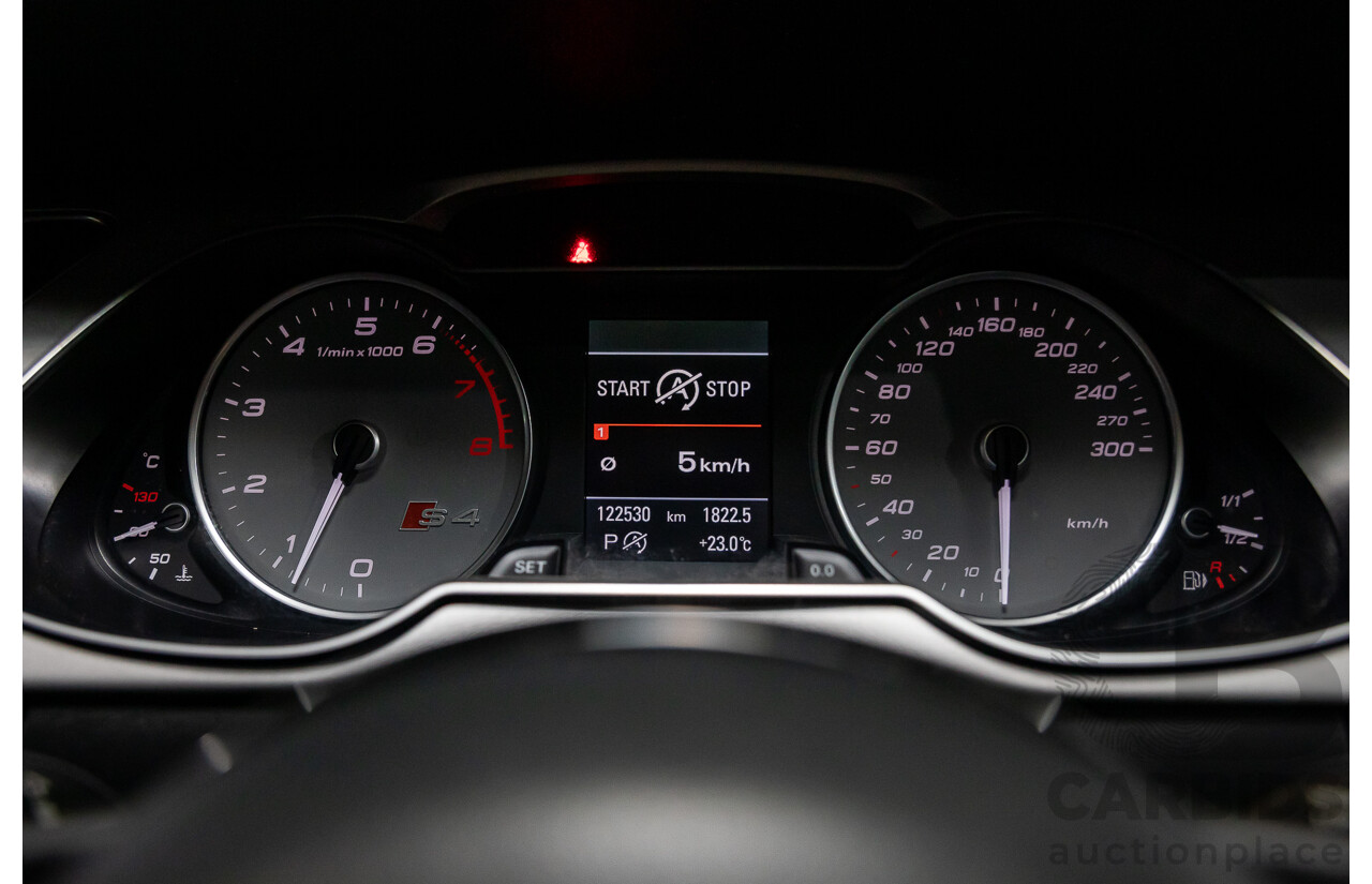 02/2016 Audi S4 3.0 TFSI Quattro Avant (AWD) B8 (8K) MY16 4D Wagon Daytona Grey Pearl Supercharged V6 3.0L