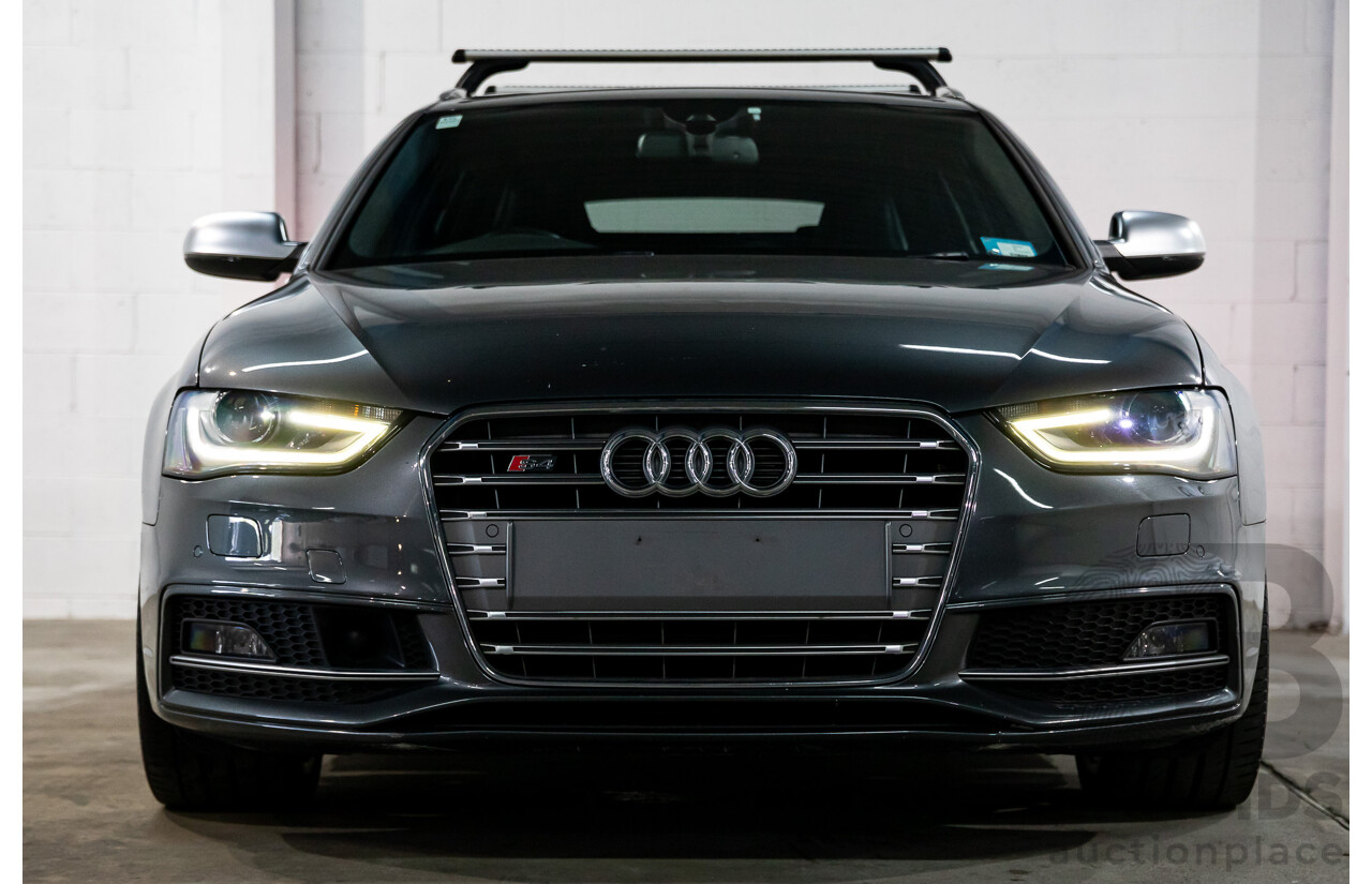 02/2016 Audi S4 3.0 TFSI Quattro Avant (AWD) B8 (8K) MY16 4D Wagon Daytona Grey Pearl Supercharged V6 3.0L