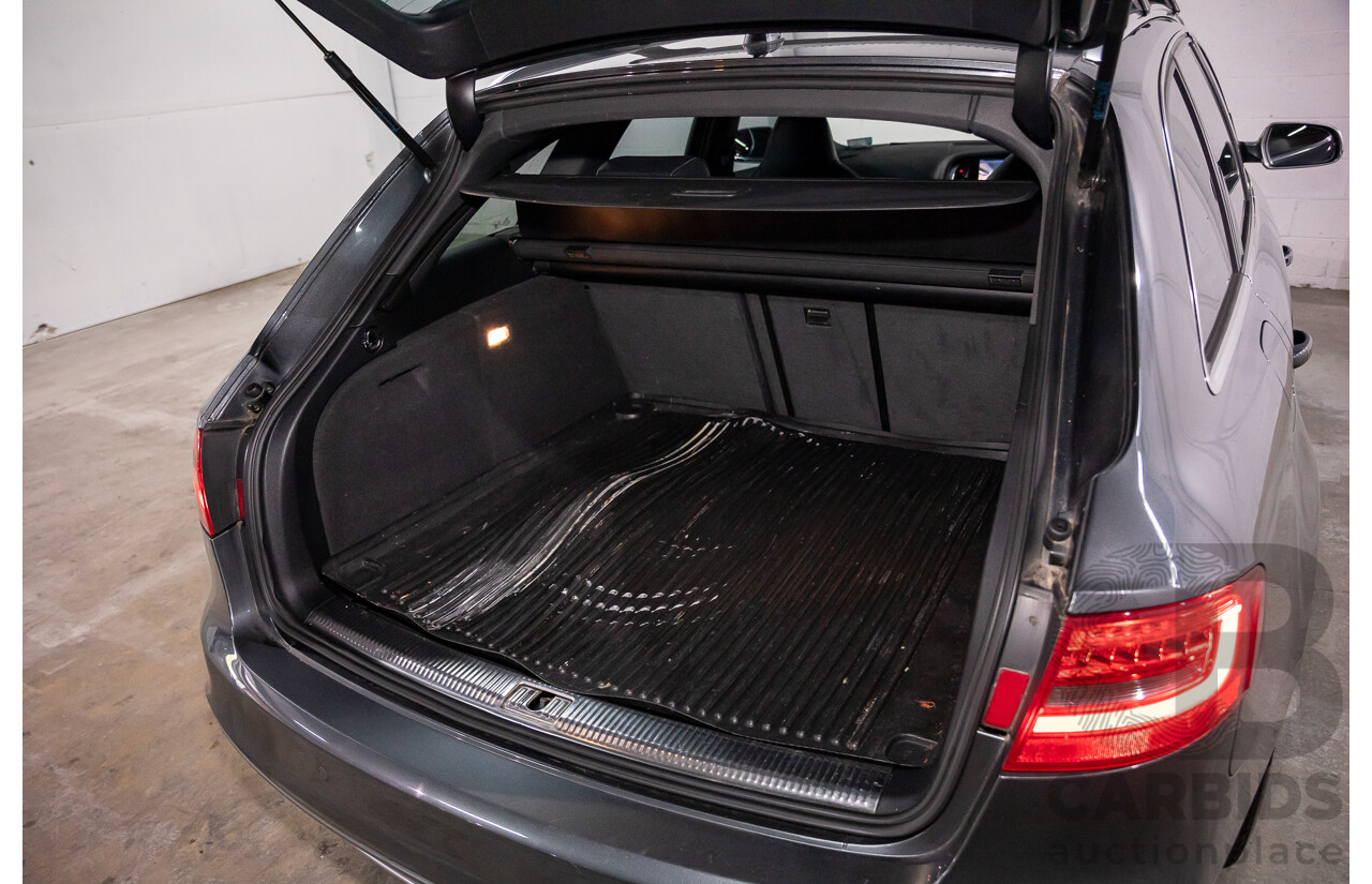 02/2016 Audi S4 3.0 TFSI Quattro Avant (AWD) B8 (8K) MY16 4D Wagon Daytona Grey Pearl Supercharged V6 3.0L