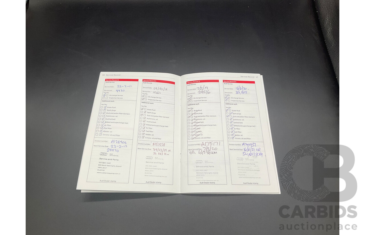 02/2016 Audi S4 3.0 TFSI Quattro Avant (AWD) B8 (8K) MY16 4D Wagon Daytona Grey Pearl Supercharged V6 3.0L