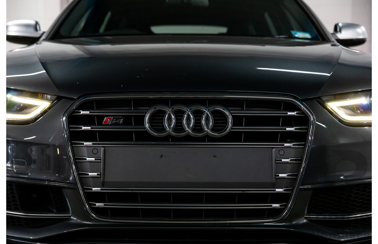 02/2016 Audi S4 3.0 TFSI Quattro Avant (AWD) B8 (8K) MY16 4D Wagon Daytona Grey Pearl Supercharged V6 3.0L