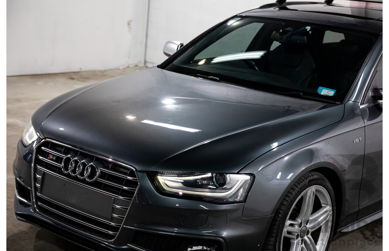 02/2016 Audi S4 3.0 TFSI Quattro Avant (AWD) B8 (8K) MY16 4D Wagon Daytona Grey Pearl Supercharged V6 3.0L