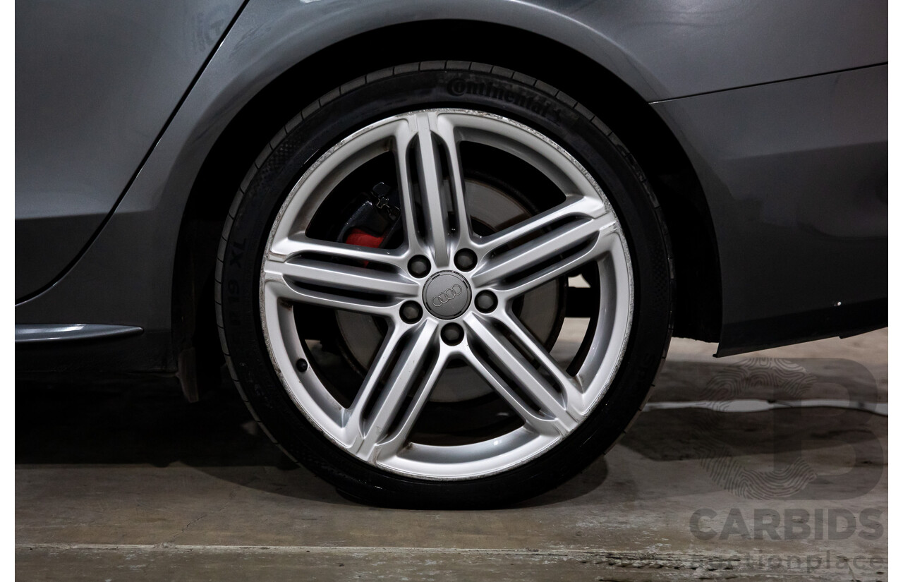 02/2016 Audi S4 3.0 TFSI Quattro Avant (AWD) B8 (8K) MY16 4D Wagon Daytona Grey Pearl Supercharged V6 3.0L