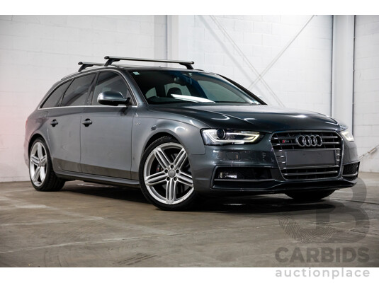 02/2016 Audi S4 3.0 TFSI Quattro Avant (AWD) B8 (8K) MY16 4D Wagon Daytona Grey Pearl Supercharged V6 3.0L