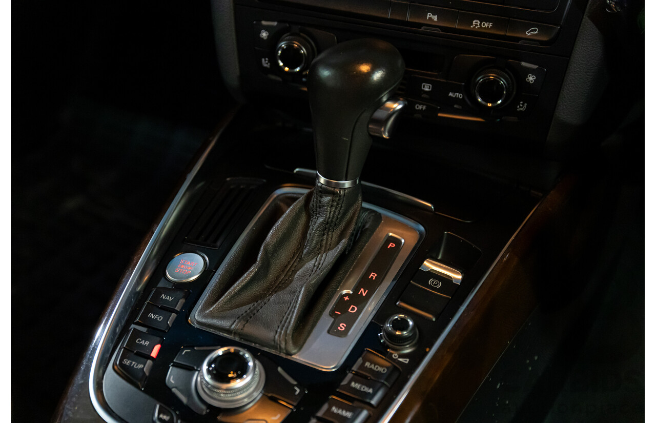 7/2012 Audi Q5 3.0 TDI Quattro 8R MY13 4d Wagon Ibis White Turbo Diesel V6 3.0L