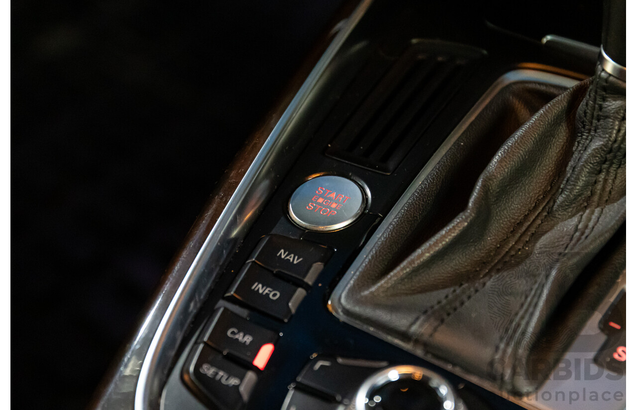 7/2012 Audi Q5 3.0 TDI Quattro 8R MY13 4d Wagon Ibis White Turbo Diesel V6 3.0L