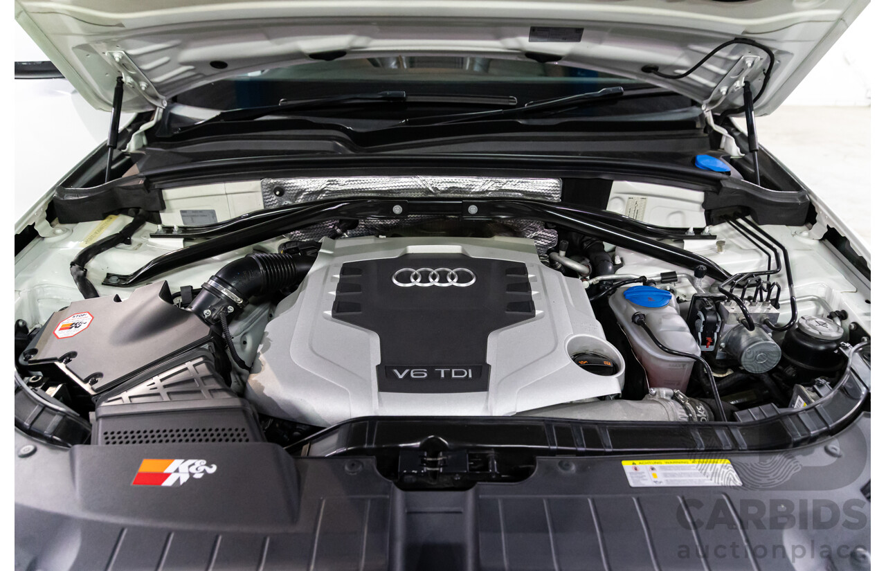 7/2012 Audi Q5 3.0 TDI Quattro 8R MY13 4d Wagon Ibis White Turbo Diesel V6 3.0L