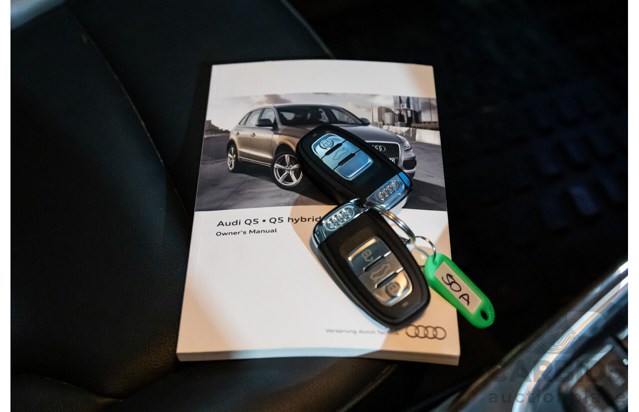 7/2012 Audi Q5 3.0 TDI Quattro 8R MY13 4d Wagon Ibis White Turbo Diesel V6 3.0L