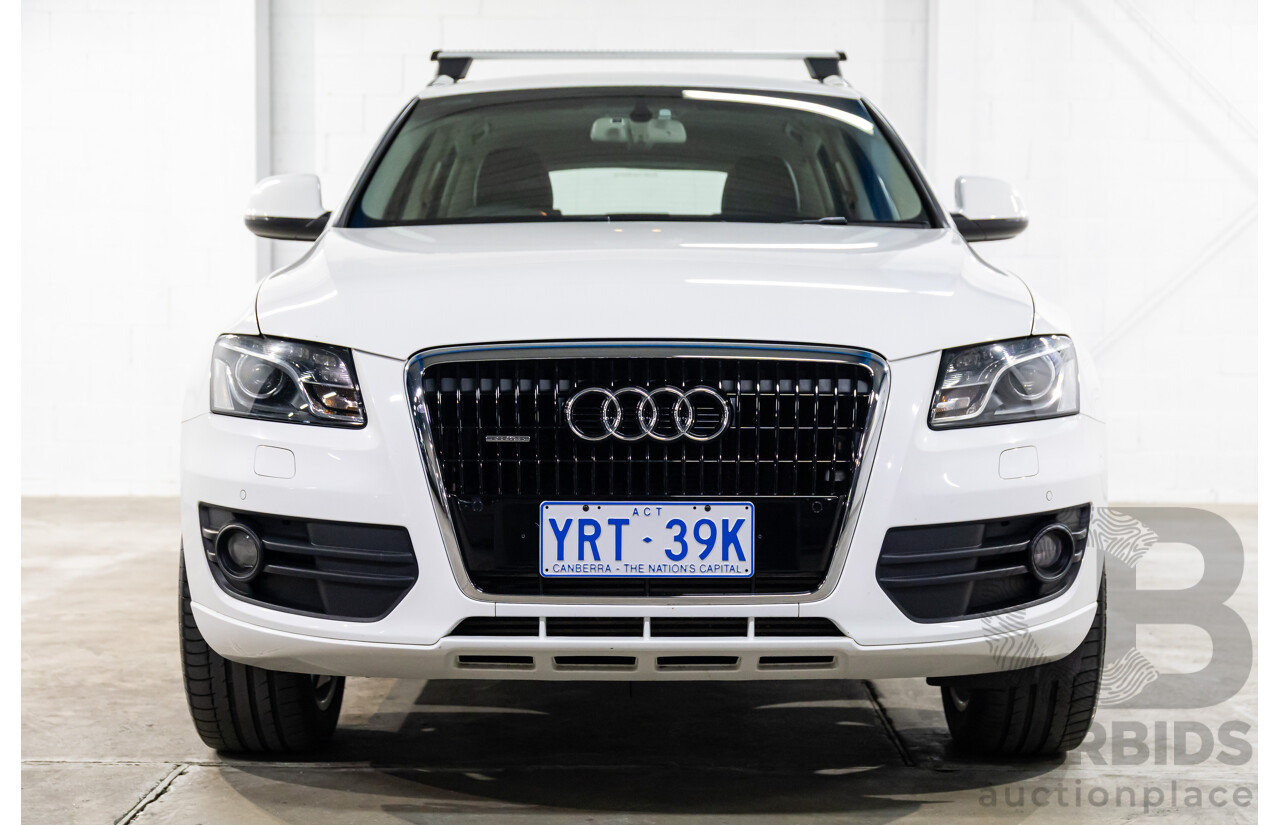7/2012 Audi Q5 3.0 TDI Quattro 8R MY13 4d Wagon Ibis White Turbo Diesel V6 3.0L
