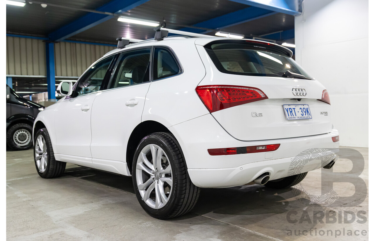 7/2012 Audi Q5 3.0 TDI Quattro 8R MY13 4d Wagon Ibis White Turbo Diesel V6 3.0L