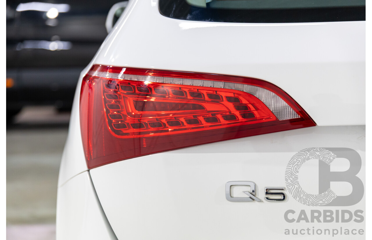 7/2012 Audi Q5 3.0 TDI Quattro 8R MY13 4d Wagon Ibis White Turbo Diesel V6 3.0L