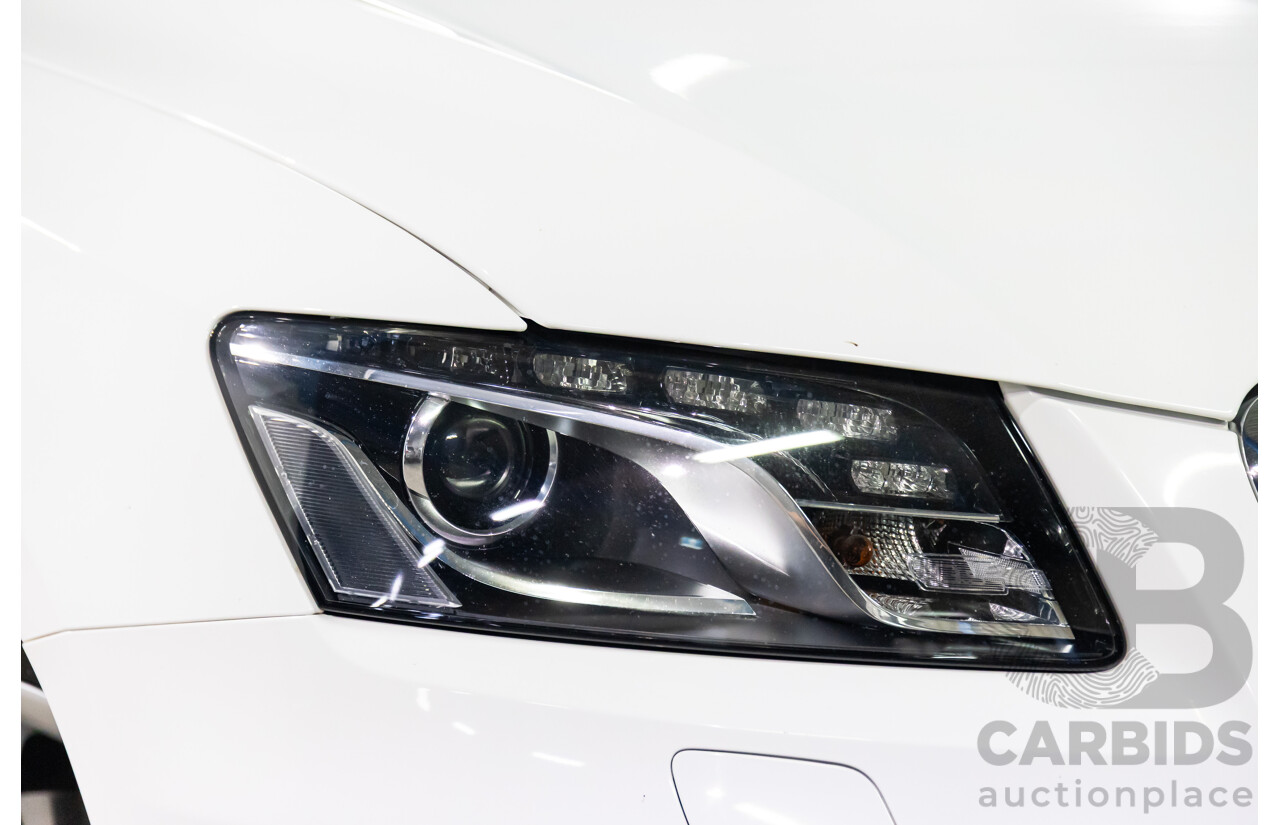 7/2012 Audi Q5 3.0 TDI Quattro 8R MY13 4d Wagon Ibis White Turbo Diesel V6 3.0L