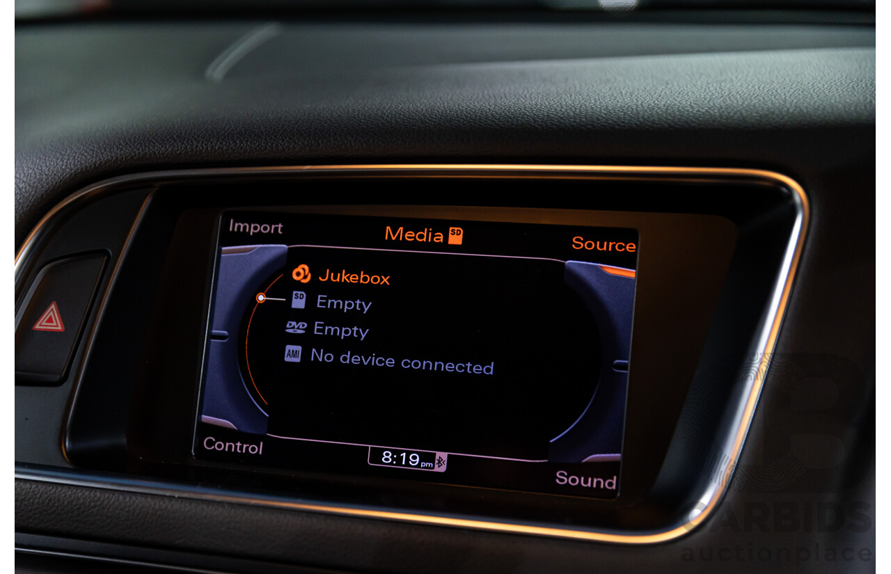 7/2012 Audi Q5 3.0 TDI Quattro 8R MY13 4d Wagon Ibis White Turbo Diesel V6 3.0L