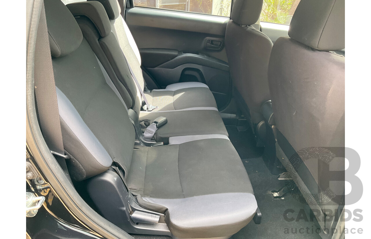9/2010 Mitsubishi Outlander LS ZH MY11 4d Wagon Black 2.4L