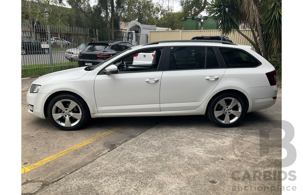 6/2014 Skoda Octavia 103 TSI Ambition NE 4d Wagon Candy White 1.4L