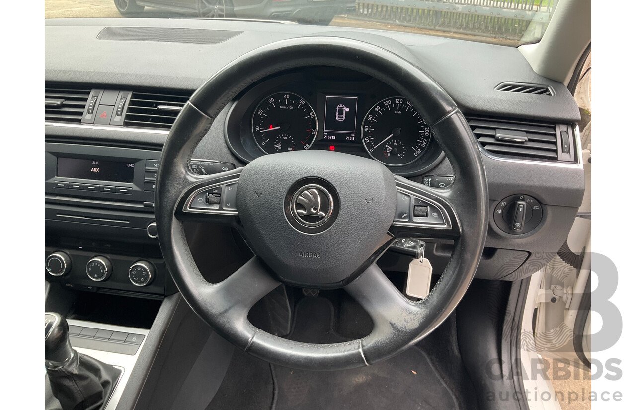 6/2014 Skoda Octavia 103 TSI Ambition NE 4d Wagon Candy White 1.4L