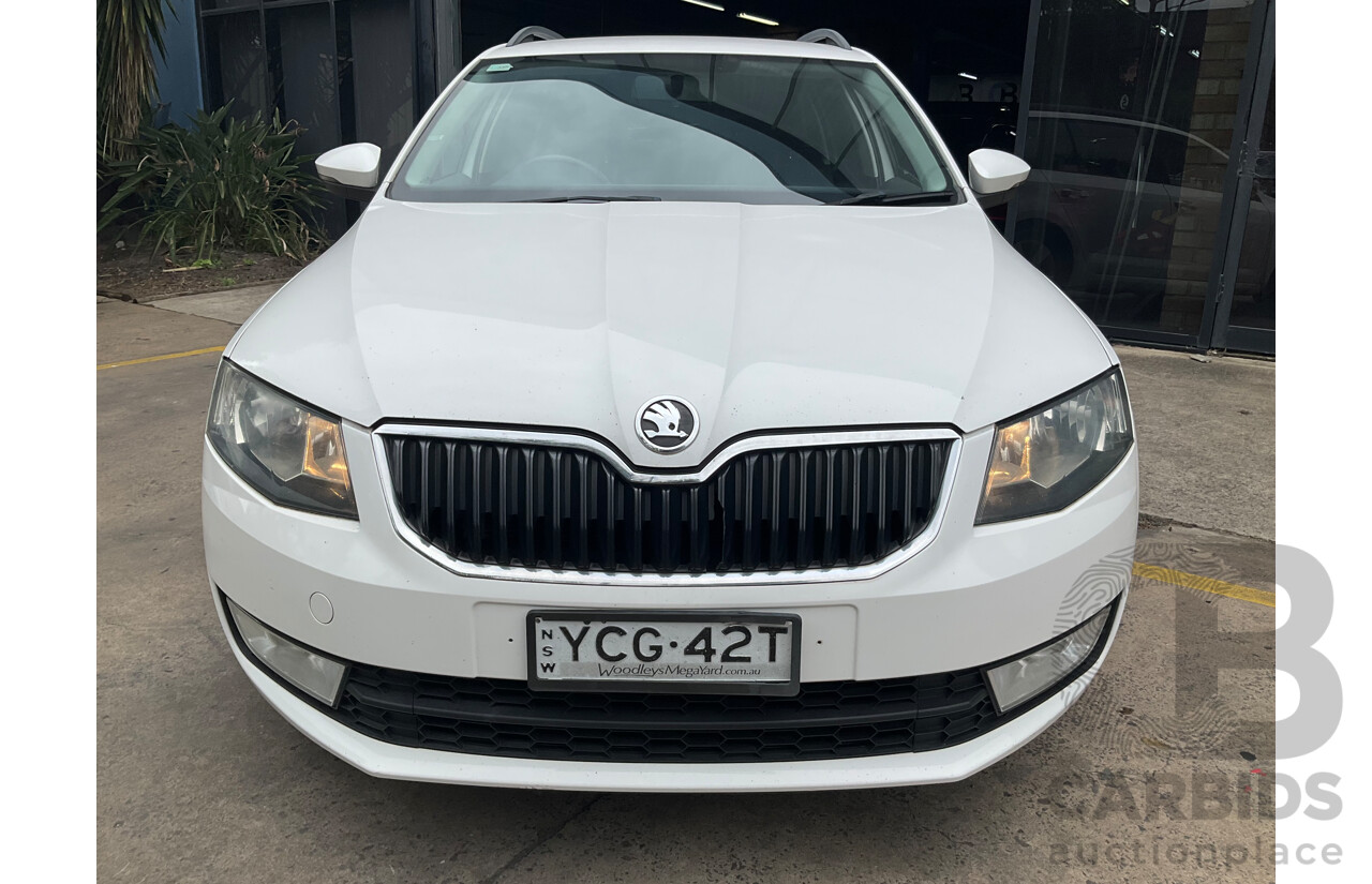6/2014 Skoda Octavia 103 TSI Ambition NE 4d Wagon Candy White 1.4L