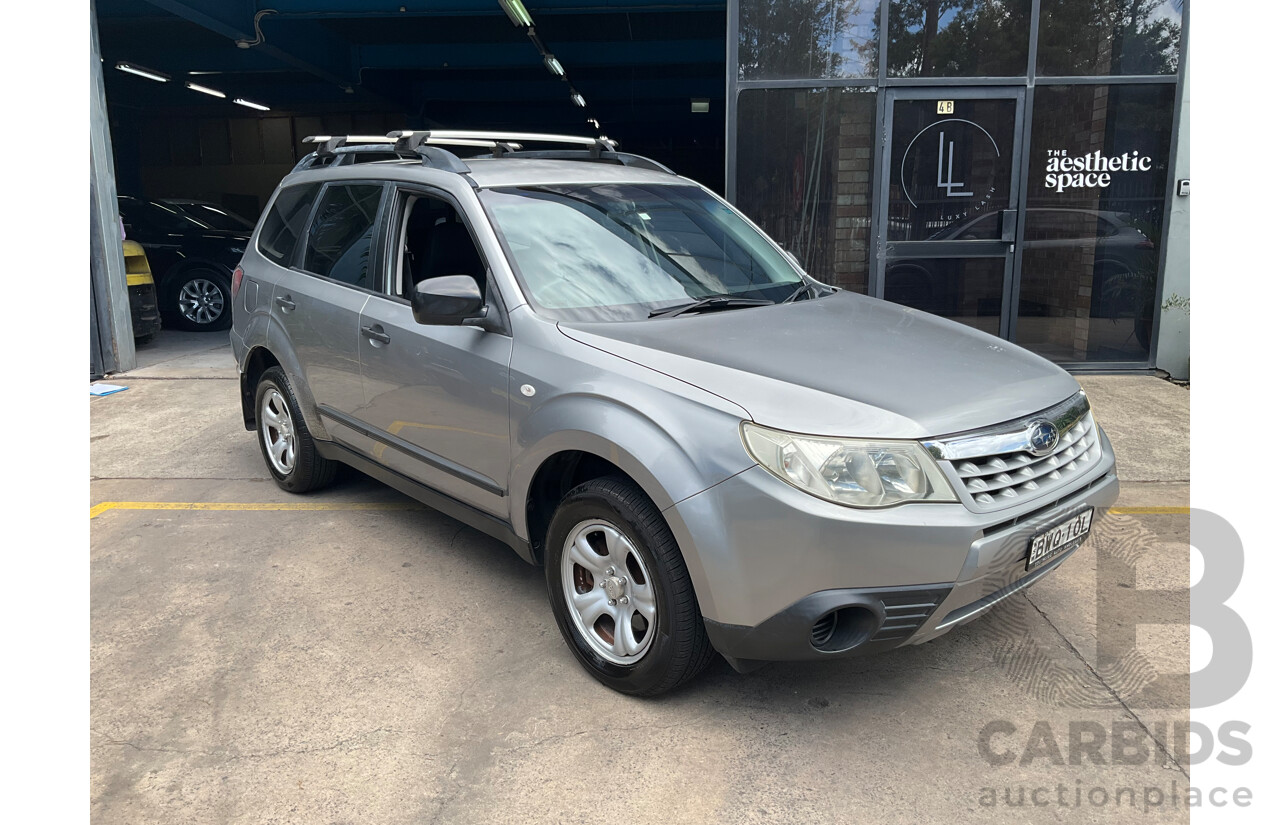 6/2011 Subaru Forester X MY11 4d Wagon Steel Silver 2.5L