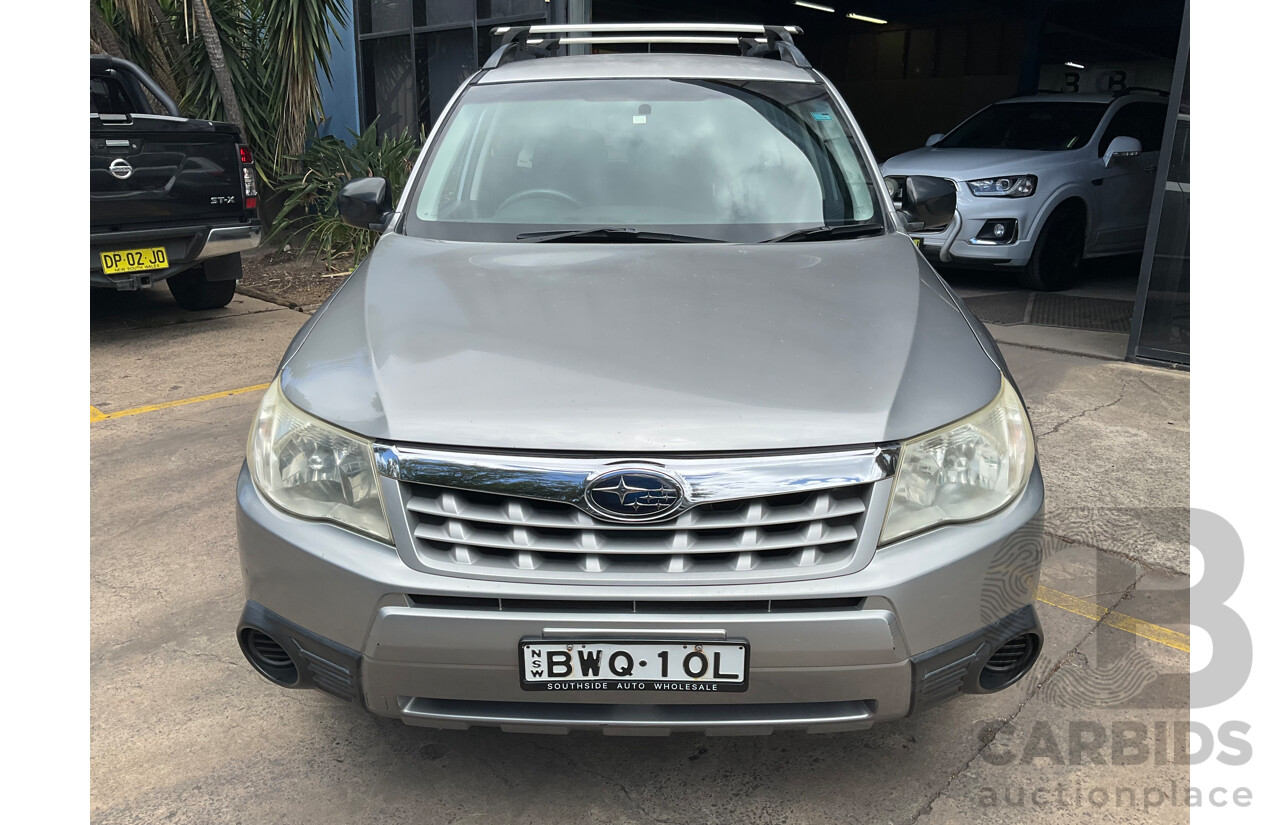 6/2011 Subaru Forester X MY11 4d Wagon Steel Silver 2.5L