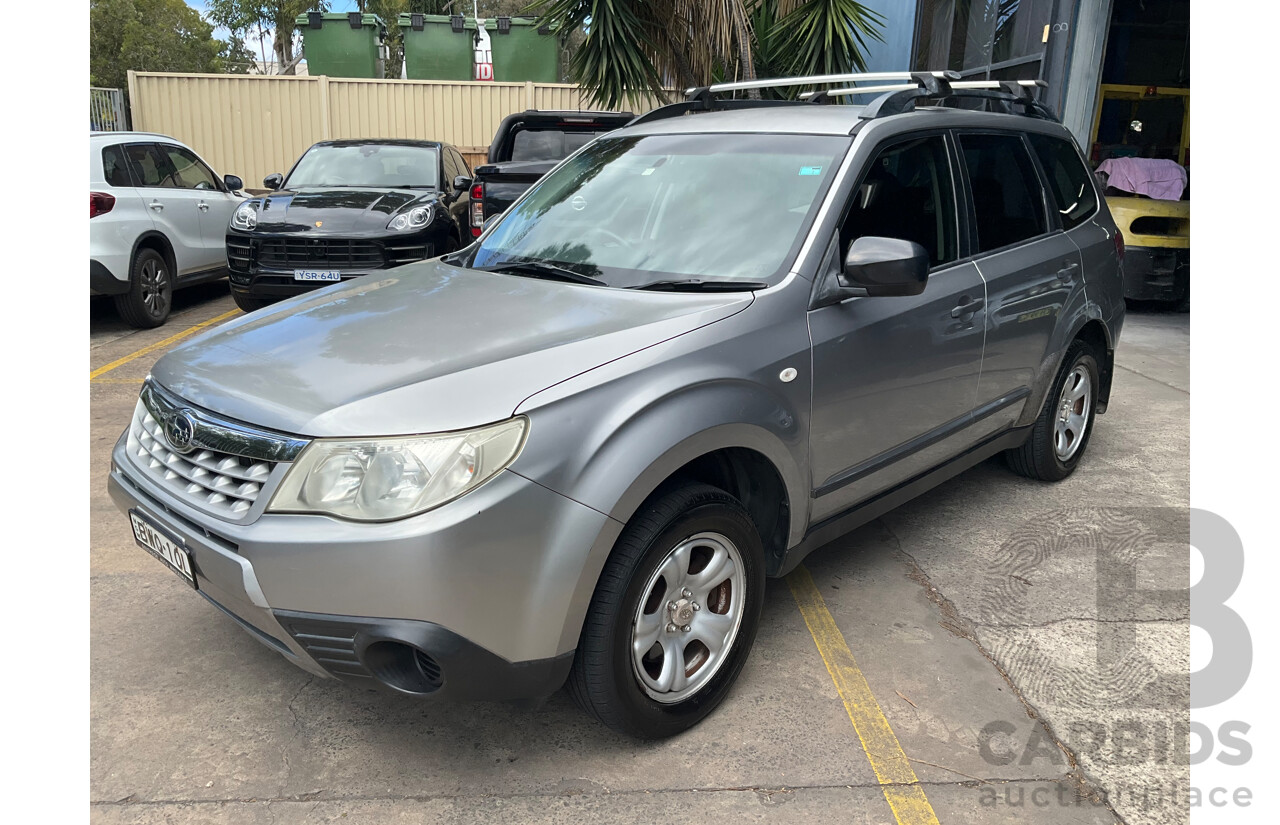 6/2011 Subaru Forester X MY11 4d Wagon Steel Silver 2.5L