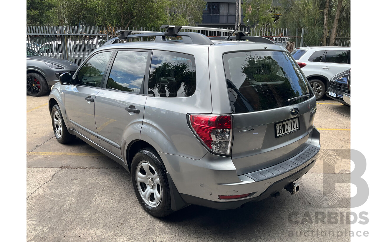 6/2011 Subaru Forester X MY11 4d Wagon Steel Silver 2.5L
