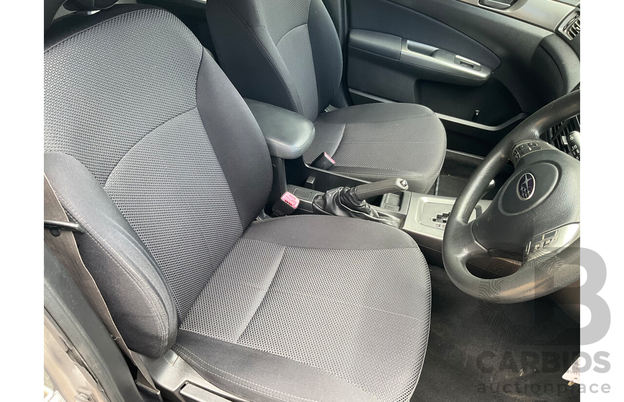 6/2011 Subaru Forester X MY11 4d Wagon Steel Silver 2.5L