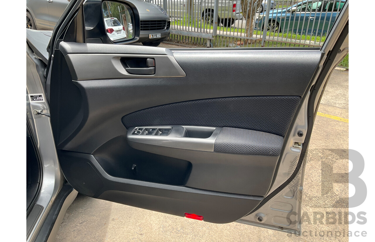 6/2011 Subaru Forester X MY11 4d Wagon Steel Silver 2.5L
