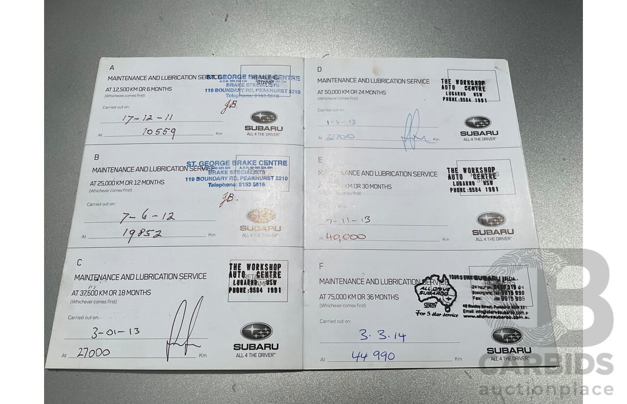 6/2011 Subaru Forester X MY11 4d Wagon Steel Silver 2.5L