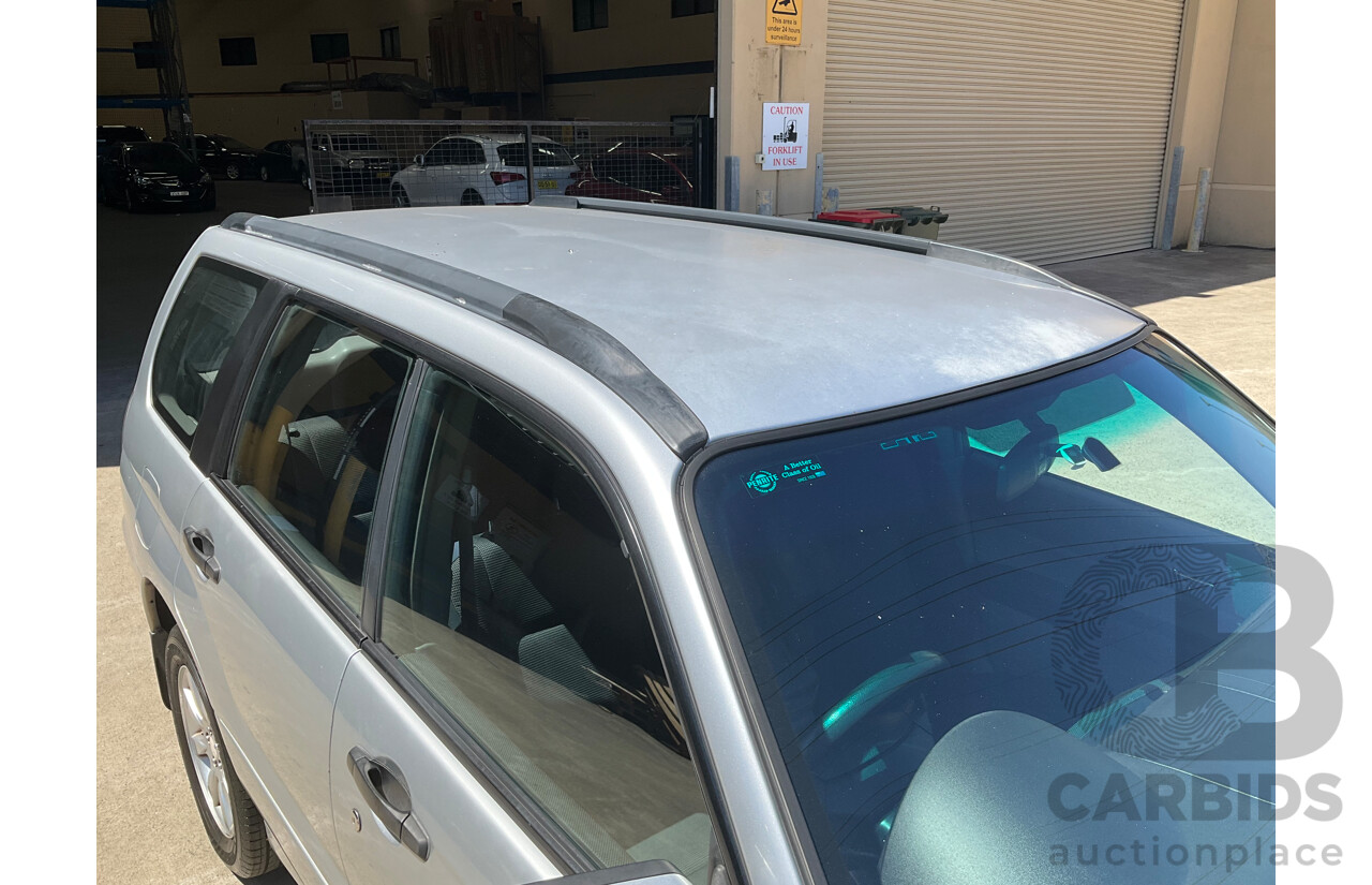 7/2005 Subaru Forester XS MY05 4d Wagon Silver Metallic 2.5L