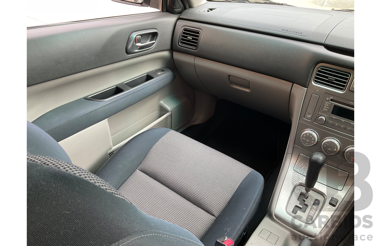 7/2005 Subaru Forester XS MY05 4d Wagon Silver Metallic 2.5L