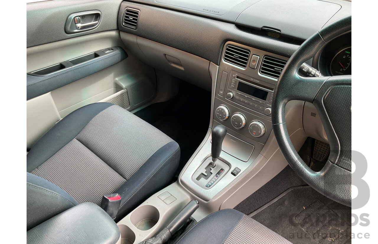 7/2005 Subaru Forester XS MY05 4d Wagon Silver Metallic 2.5L