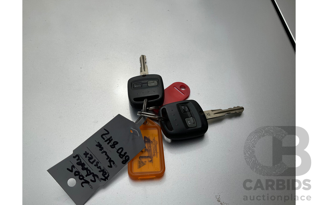 7/2005 Subaru Forester XS MY05 4d Wagon Silver Metallic 2.5L