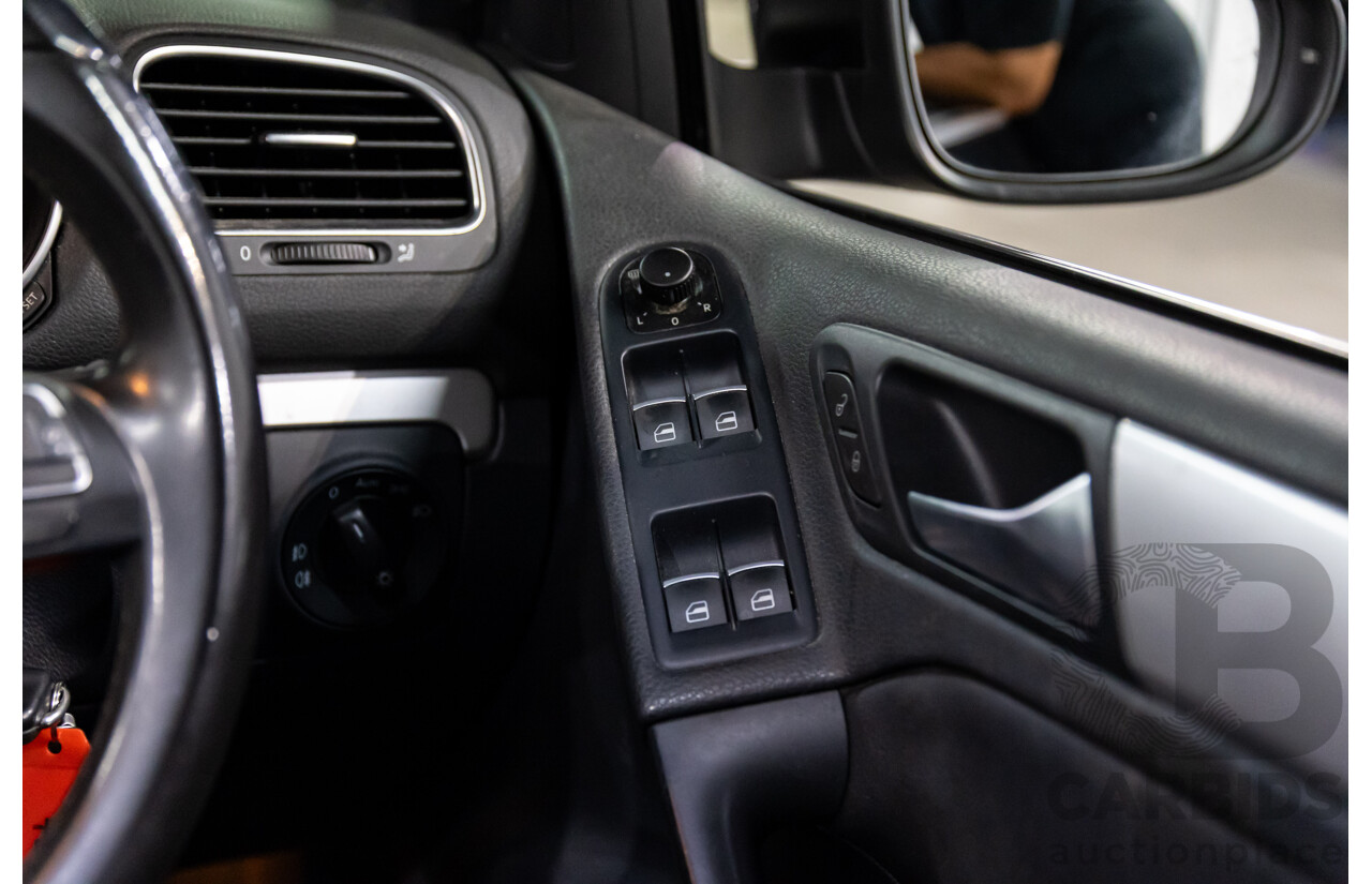 6/2012 Volkswagen Golf 118 TSI 1C MY13 2d Cabriolet Deep Black Pearl Turbo 1.4L