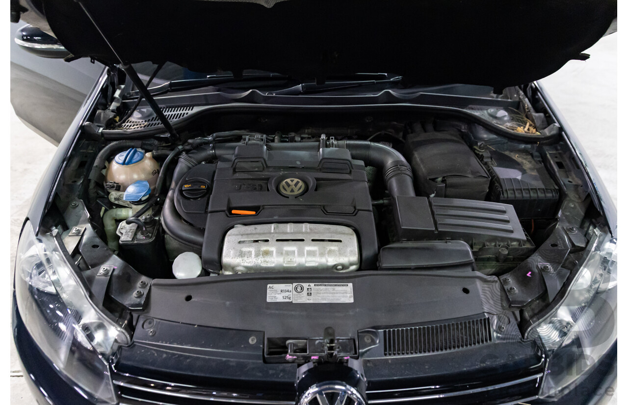 6/2012 Volkswagen Golf 118 TSI 1C MY13 2d Cabriolet Deep Black Pearl Turbo 1.4L