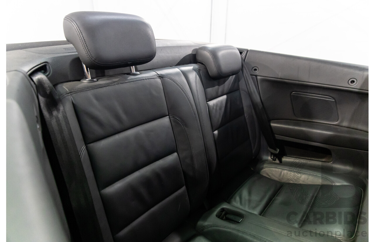 6/2012 Volkswagen Golf 118 TSI 1C MY13 2d Cabriolet Deep Black Pearl Turbo 1.4L